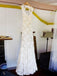 BohoProm Wedding Dresses Marvelous Lace V-neck Neckline Cut-out Sheath Wedding Dress WD055