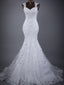 Sweetheart Beaded Tulle Wedding Dresses Mermaid Bridal Gowns ASD26961