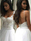 Modest Tulle Spaghetti Straps Neckline Ball Gown Wedding Dresses WD150