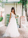 BohoProm Wedding Dresses Popular Tulle Scoop Neckline A-line Wedding Dresses With Appliques WD136