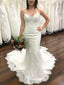 Wonderful Tulle Sweetheart Neckline Sheath Wedding Dresses With Beaded Appliques WD069